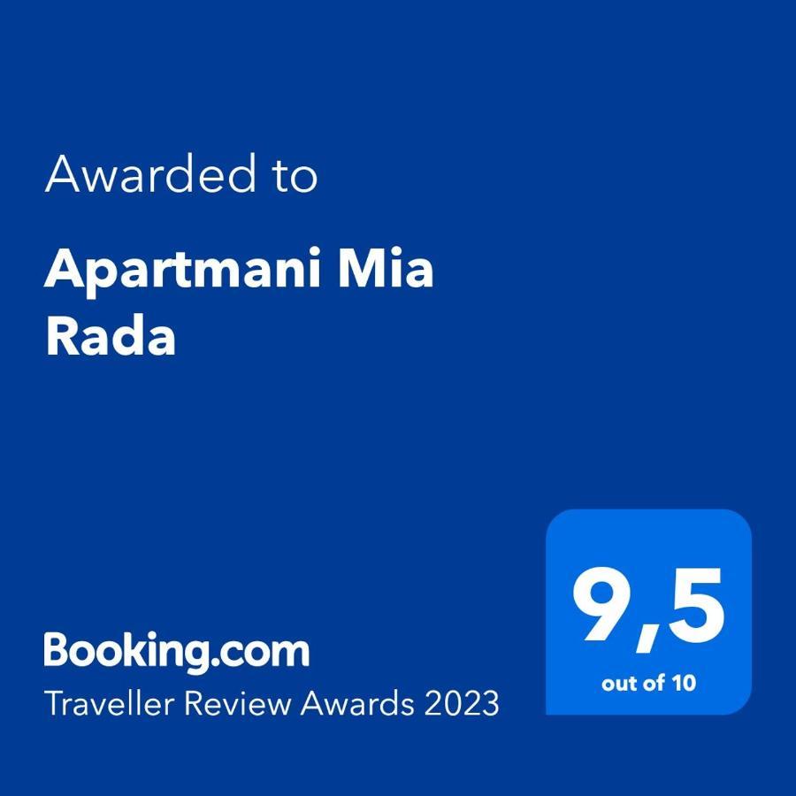 Apartmani Mia Rada Будва Екстер'єр фото